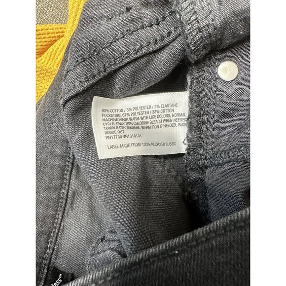 Skinny Jeans & Yellow Thermal Shirt Girls Size XL (16) and Free Socks - Picture 12 of 14